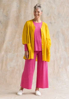 “Ada” jersey pants in lyocell/spandex - hibiscus0SL0mnstrad