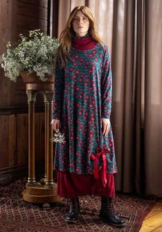 Robe "Dagny" en jersey de lyocell/élasthanne - indigo vert