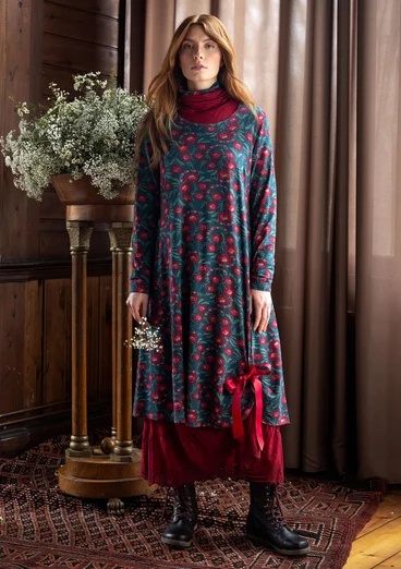 Jerseykleid „Dagny“ aus Lyocell/Elasthan - indigogrün