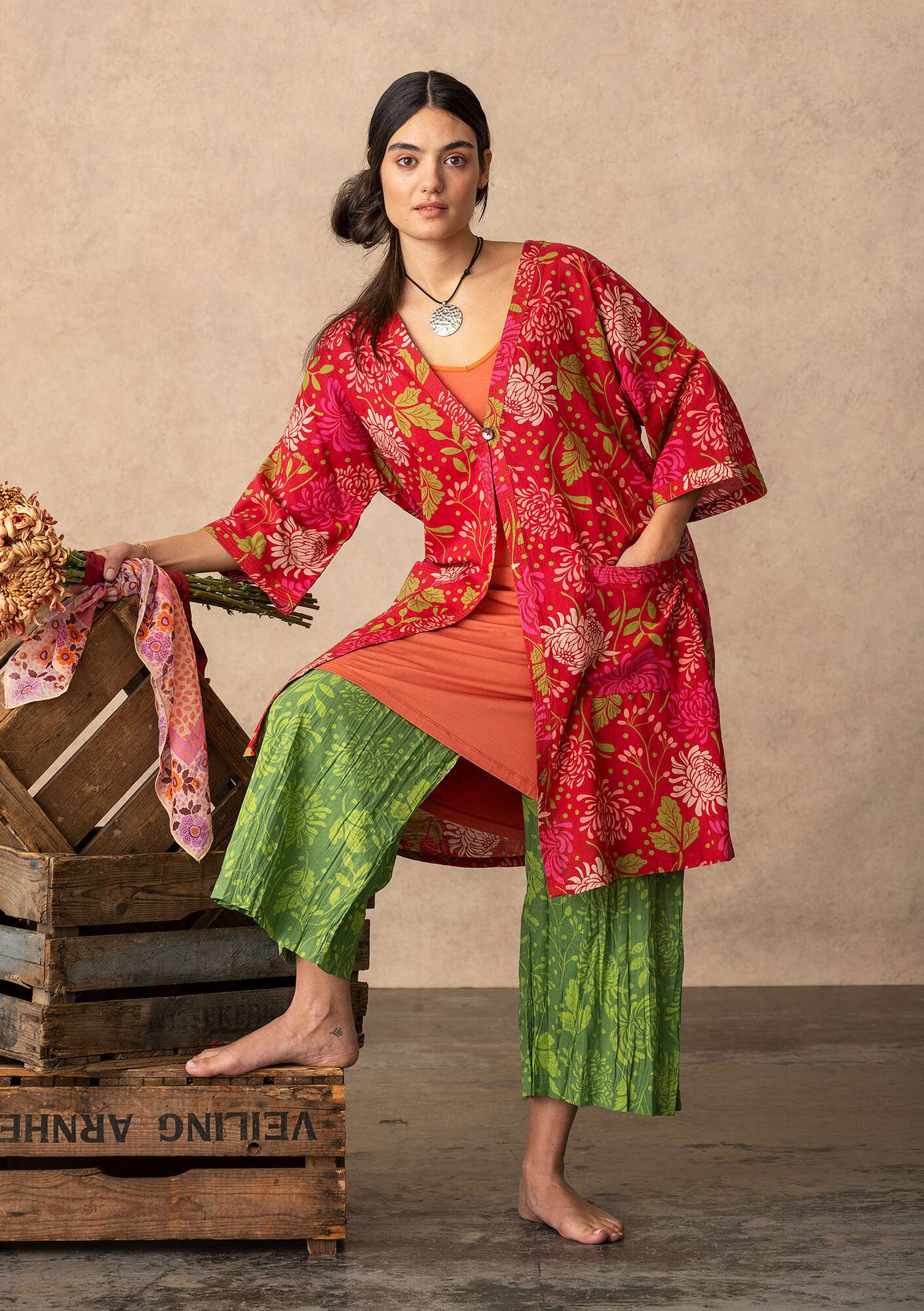 Ayaka” organic cotton kimono gudrunsjoden.com