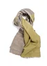 Satin-weave wool scarf (grey One Size)