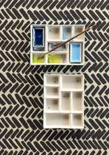 Palette "Play" en céramique - turquoise