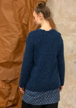 Flauschiger Pullover aus Alpakawollgemisch - tinte-melange