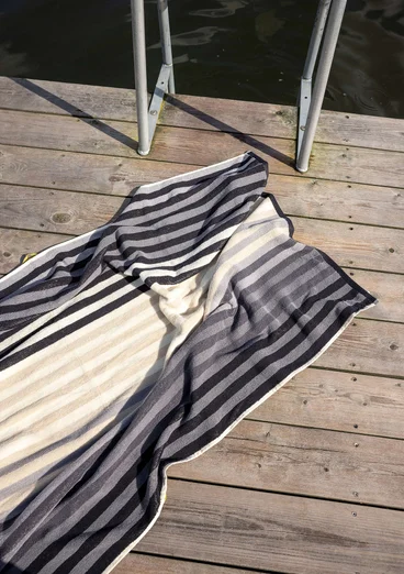 Kylpypyyhe "Sunset” ekopuuvillaa - musta