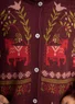 Strickjacke „Fåle“ aus Lammwollmischung/Bio-Baumwolle (aubergine L)