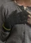 Organic cotton/wool touchscreen gloves (dark ash grey One Size)