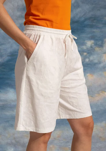 Jerseyshorts „Runa“ aus Bio-Baumwolle - halbgebleicht