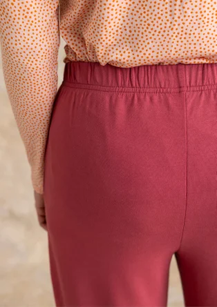 Jerseyhose aus Viskose/Elasthan - feige