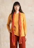 Mønstrete skjerf «Frida» i økologisk bomull (chili Én størrelse)