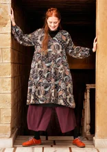 “Okinawa” woven cotton dress - black