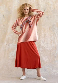 “Billie” organic cotton/modal jersey skirt - koppar