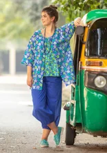 “Ping” blouse in organic cotton - lavender