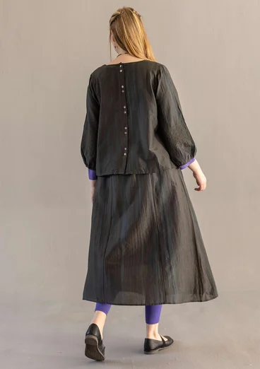 Geweven rok "Melody" van biologisch katoen/zijde - agave