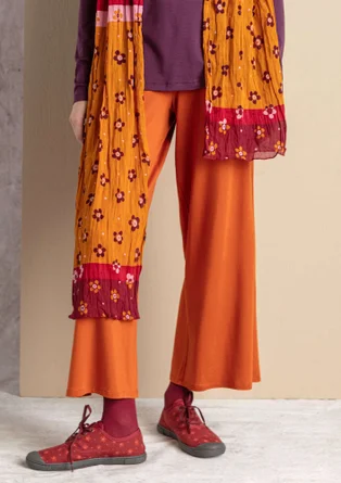 Pantalon en jersey de lyocell/élasthanne - henné