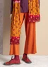Pantalon en jersey de lyocell/élasthanne (henné M)