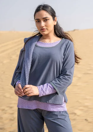 “Daisy” organic cotton top - carbon