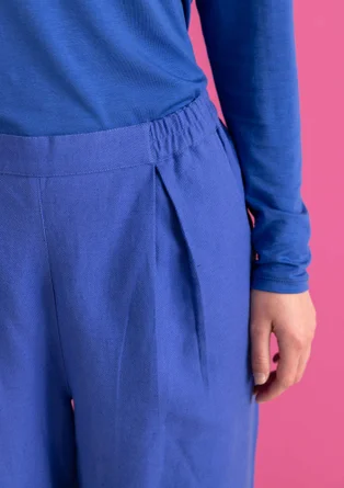Webhose „Esme“ aus Baumwolle/Leinen - lupine