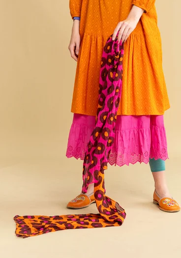 Schal „Lillian“ aus Bio-Baumwolle - masala