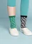 “Billie” socks in organic cotton (aqua green S/M)