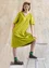 Essential stripe dress made of organic cotton (asparagus/lime green S)