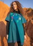 “Patricia” organic cotton tunic (petrol blue S)