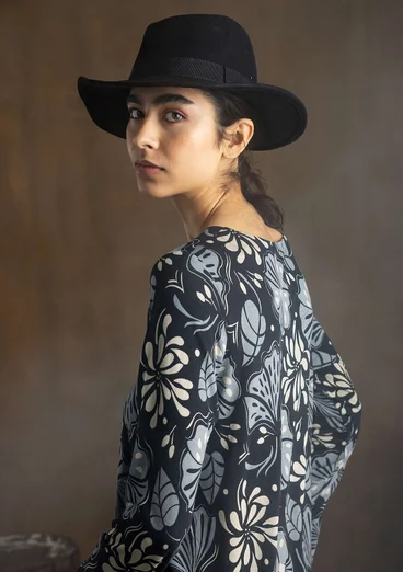 Robe "Wind" en jersey de modal - noir