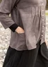 “Samira” organic cotton blouse (black kashish XS)
