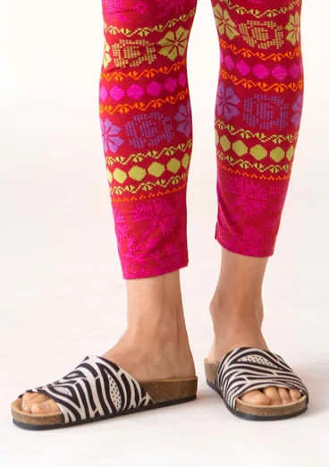 “Botswana” sandals with cork sole - oyster