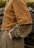 Strickpullover „Hildur“ aus Wolle (messing-melange L)