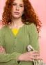 “Noira” checked organic cotton dress (grass green L)