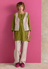 Webweste „Esme“ aus Bio-Baumwolle/Leinen - multi-gestreift