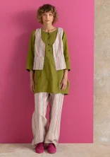 Webweste „Esme“ aus Bio-Baumwolle/Leinen - multi-gestreift