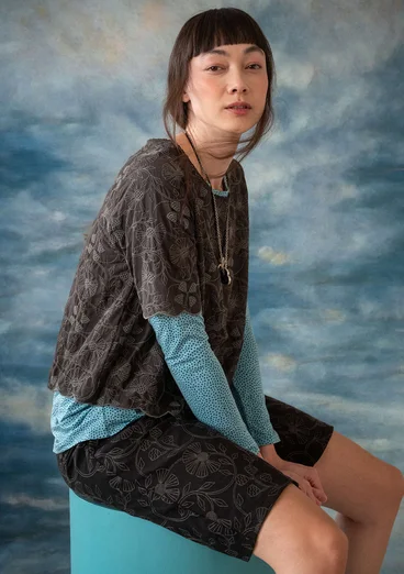 Jerseyshorts „Runa“ aus Bio-Baumwolle - schwarz