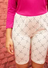 Jerseyhose „Crossing“ aus Bio-Baumwolle/Elasthan - Mandelmilch