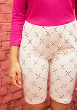 Jerseyhose „Crossing“ aus Bio-Baumwolle/Elasthan - Mandelmilch