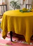 Washed linen tablecloth (curry One Size)