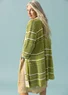 “Elsie” cardigan in organic/recycled cotton (asparagus L)