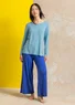Pantalon en jersey de lyocell/élasthanne (lupin S)