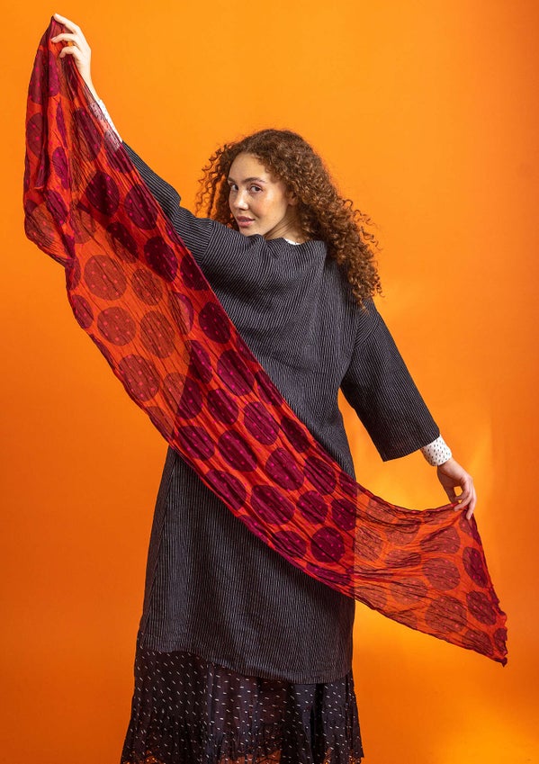 Jasmine shawl burgundy