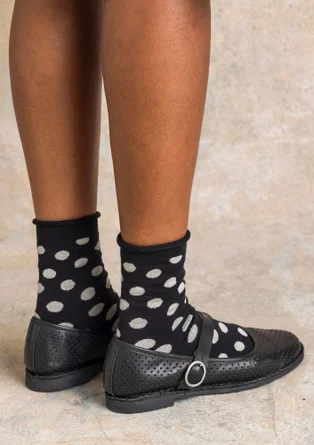 “Tindra” organic cotton sock - black