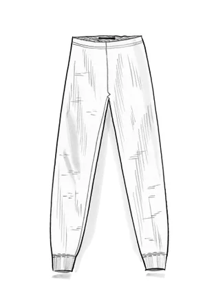 Jerseyleggings aus Bio-Baumwollripp - löwengelb
