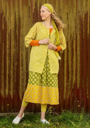 Robe en jersey « Singö » en coton biologique/modal - asperge