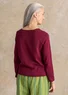 Pull en coton biologique/lyocell (pourpre XL)