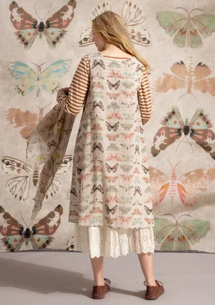 “Fjäril” dress in organic cotton - feather