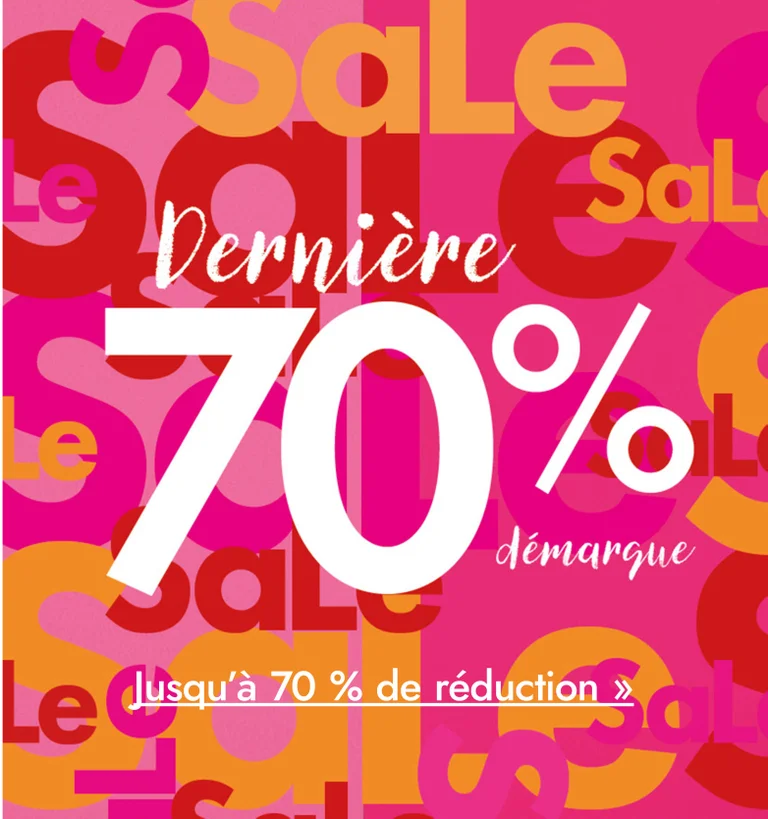 A graphic collage with a pink background and the word “Sale” in various sizes and colours.