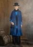 Robe "Earth" en tissu de coton biologique/lin (bleu indigo S)