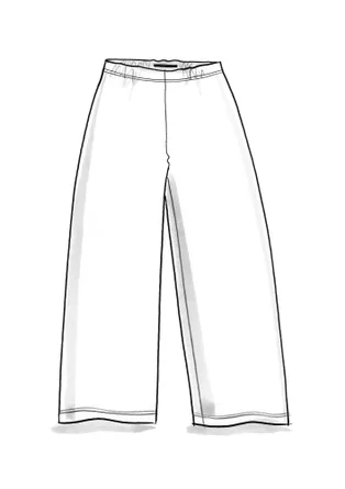 Pantalon en jersey de lyocell/élasthanne - vert bouteille