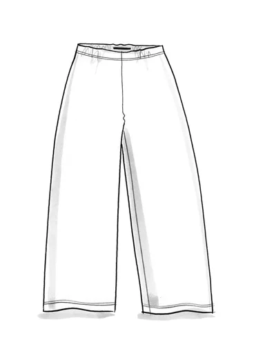 Pantalon en jersey de lyocell/élasthanne - vert bouteille