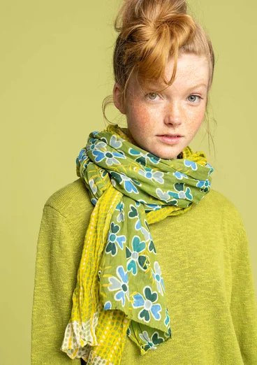 “Lillian” shawl in organic cotton -