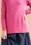 Jerseyshirt „Ada“ aus Lyocell/Elasthan hibiskus-gemustert thumbnail